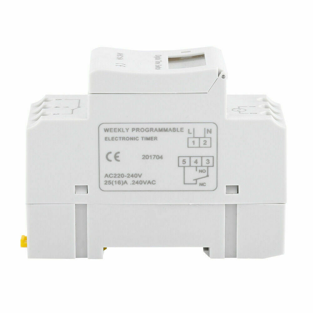 {{ AU Local Digital LCD Power Programmable DIN Rail Timer Time Switch Relay AC 220V }} - Buy Car Parts Online at {{ Kaka Auto Parts }}.