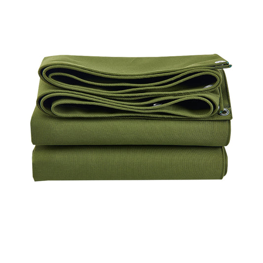 Heavy Duty Waterproof Canvas Tarp 3 Sizes Suitable For Outdoor Sun and Dust Protection