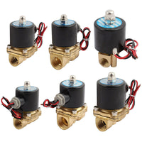 {{ 2 Way Electric Solenoid Valve Water Air Brass N/C Gas Oil Normally Closed DC 12V }} - Buy Car Parts Online at {{ Kaka Auto Parts }}.
