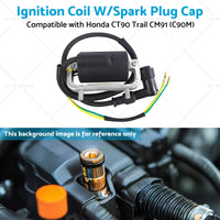 {{ Ignition Coil W or Spark Plug Cap Suitable for Honda CT90 Trail CM91  C90M }} - Buy Car Parts Online at {{ Kaka Auto Parts }}.