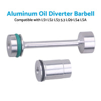 Billet Aluminum Oil Diverter Barbell Suitable For LS Engine LS1 / LS2 / LS3 5.3L LQ9