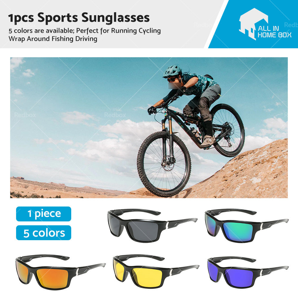 {{ Men Polarized Sports Sunglasses Running Cycling Wrap Around Fishing Driving }} - Buy Car Parts Online at {{ Kaka Auto Parts }}.