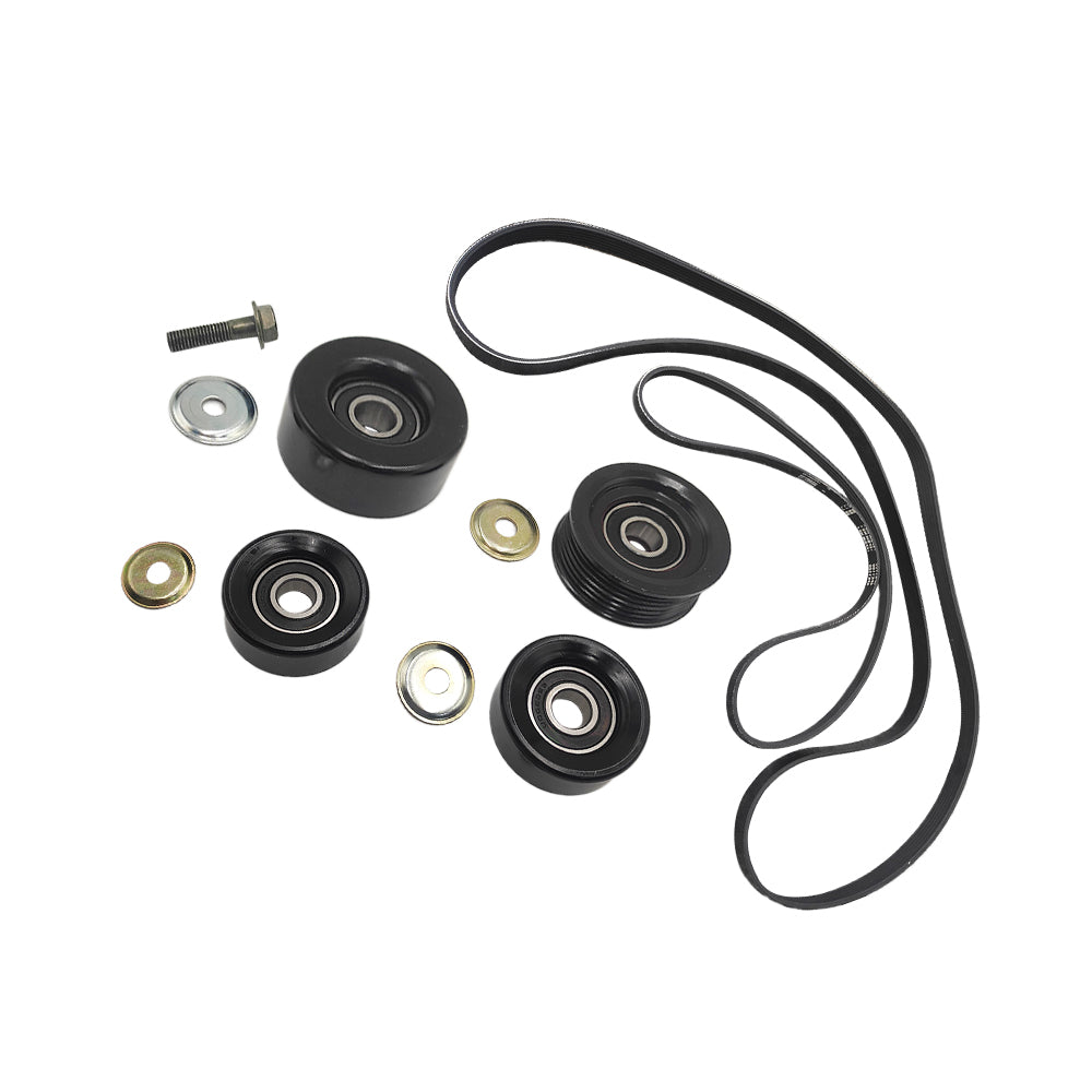 Belt Idler & Pulley Kit Suitable For Holden Commodore VT VX VU VY VZ V8 LS1 LS2 GEN3 5.7 6.0L