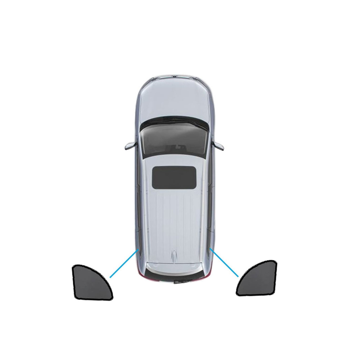 Magnetic Sun Shades Suitable for Mercedes Benz GLB X247 20+  Windows Sun Blind