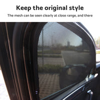 4x Magnetic Car Window Privacy Sun Shades Suitable For Ford Ranger PX2 3 2015-now