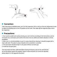 ATC Alcohol Refractometer Liquor Volume Percent Tester 0-80percent Measuring Range