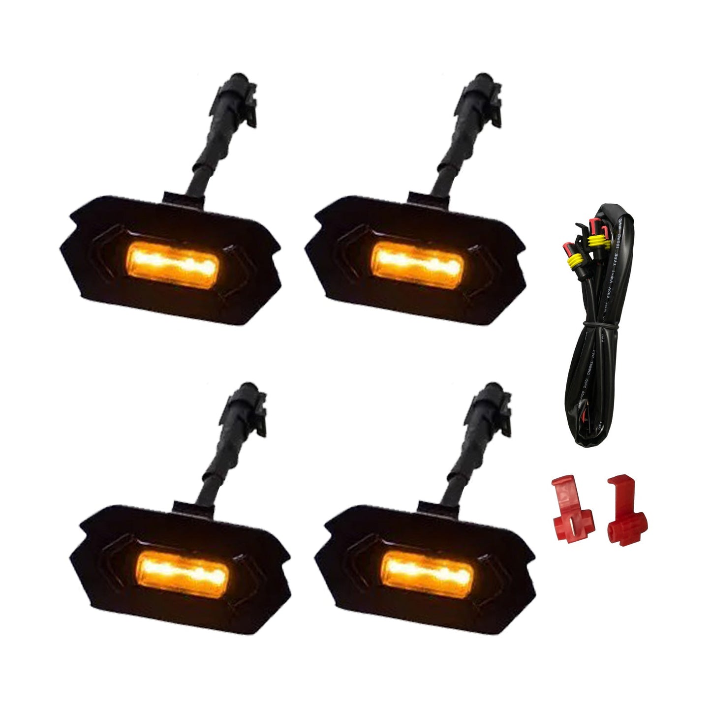 4x Indicator Light Amber Lamp Suitable For Ford Ranger Wildtrak Next Gen 2022-On