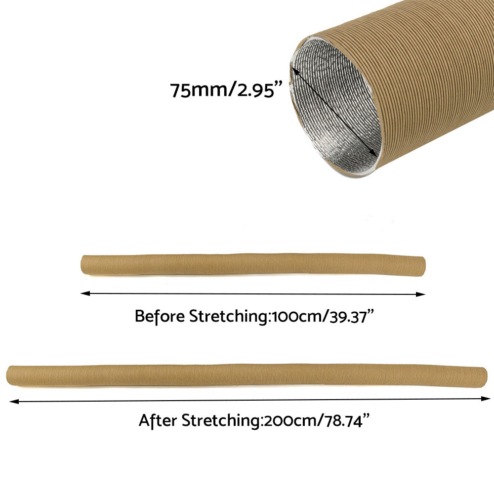 {{ 75mm 200cm Heater Duct Cold Hot Air Hose Pipe For Car Parking Air Diesel Heater }} - Buy Car Parts Online at {{ Kaka Auto Parts }}.