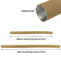 75mm 200cm Heater Duct Hose Cold & Hot Air Pipe Suitable For Car Parking Diesel Air Heater