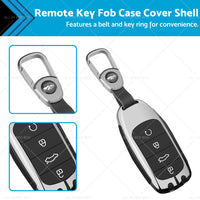 {{ Zinc Alloy Remote Key Fob Case Cover Shell Suitable For Chery Omoda 5 Black }} - Buy Car Parts Online at {{ Kaka Auto Parts }}.