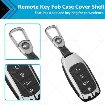 compare product Zinc Alloy Remote Key Fob Case Cover Shell Black Suitable For Chery Omoda 5