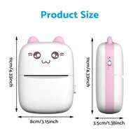 Pocket Thermal Printer Mini Bluetooth Label & Photo Printing Machine Suitable For Mobile Phone