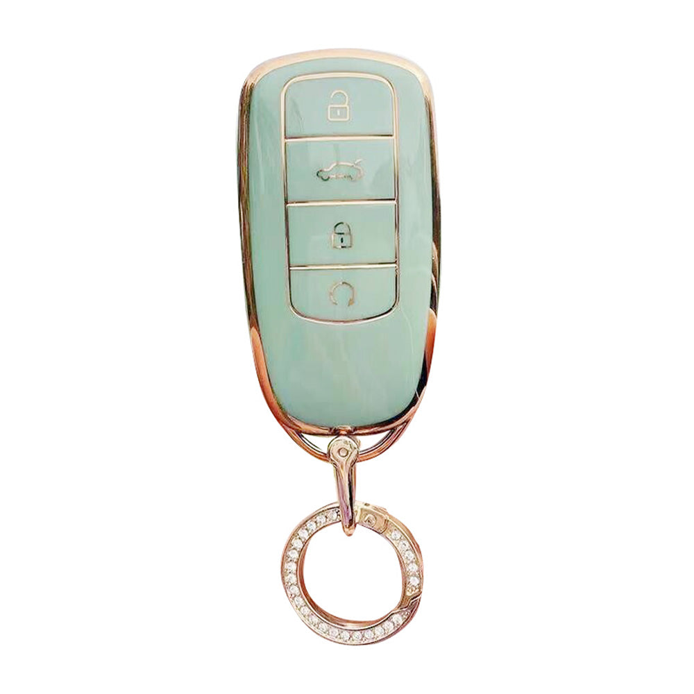 TPU Car Remote Key Fob Case Cover Suitable For Chery Omoda 5 Green