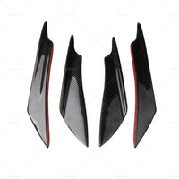 {{ 4x Carbon Fiber Car Bumper Fin Canard Splitter Diffuser Valence Spoiler Lip }} - Buy Car Parts Online at {{ Kaka Auto Parts }}.