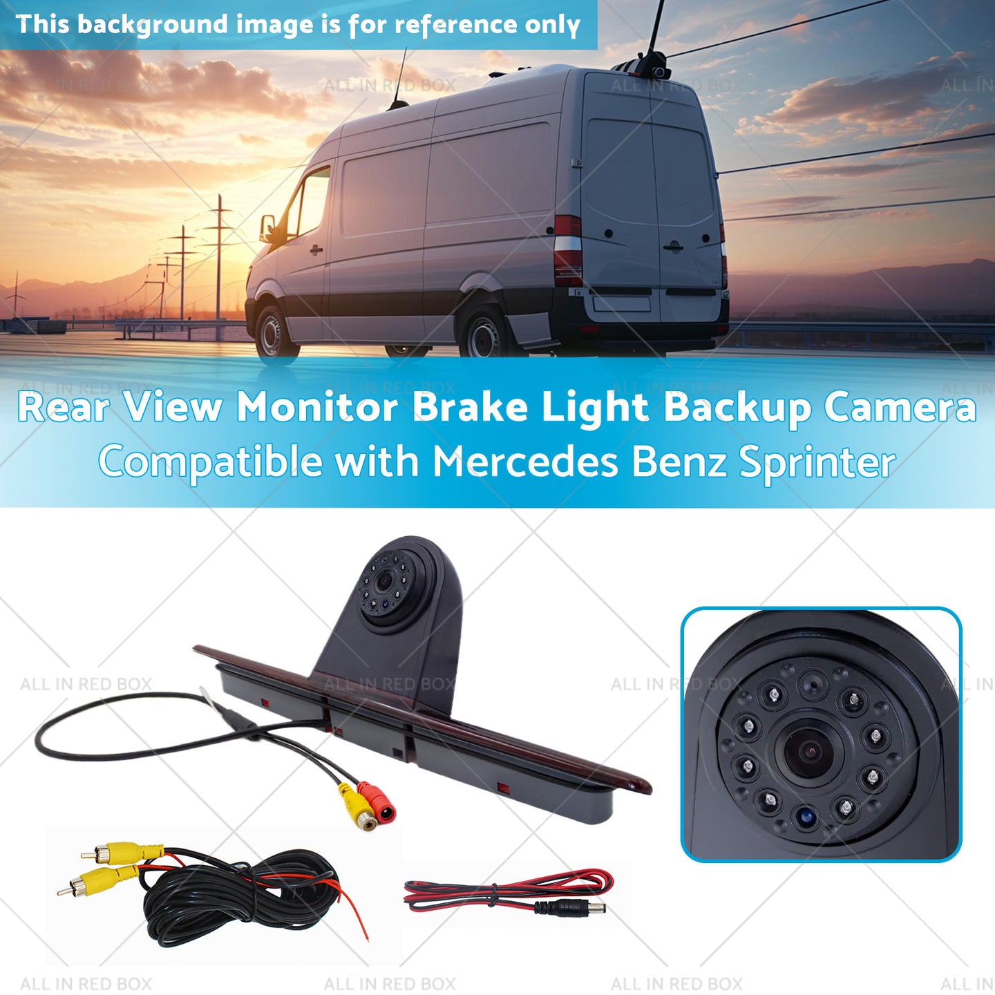 {{ Rear View Brake Light Backup Camera Suitable for Mercedes Benz Sprinter }} - Buy Car Parts Online at {{ Kaka Auto Parts }}.