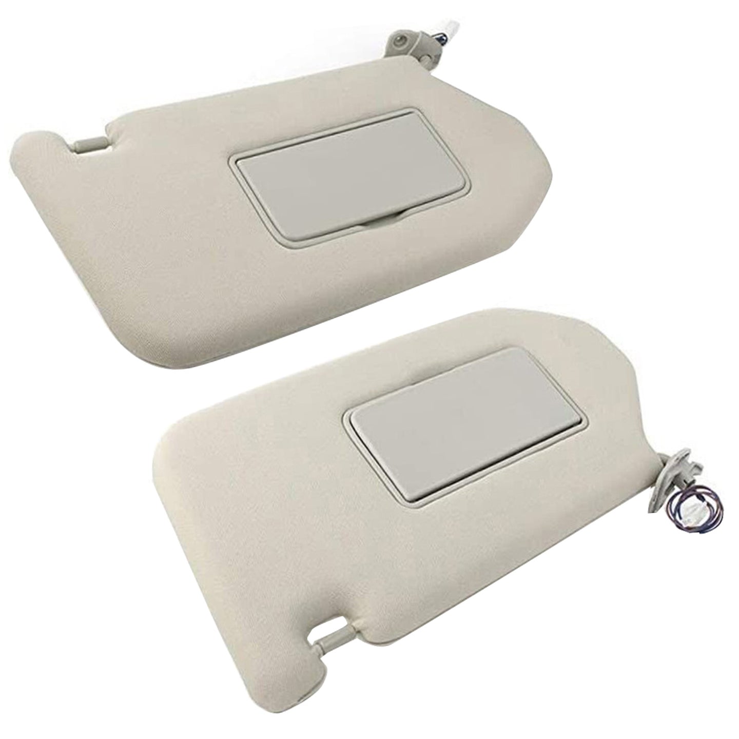 {{ RH&LH Grey Sun Visor W/Mirror Suitable for Nissan Pathfinder Infiniti QX60 JX35 }} - Buy Car Parts Online at {{ Kaka Auto Parts }}.