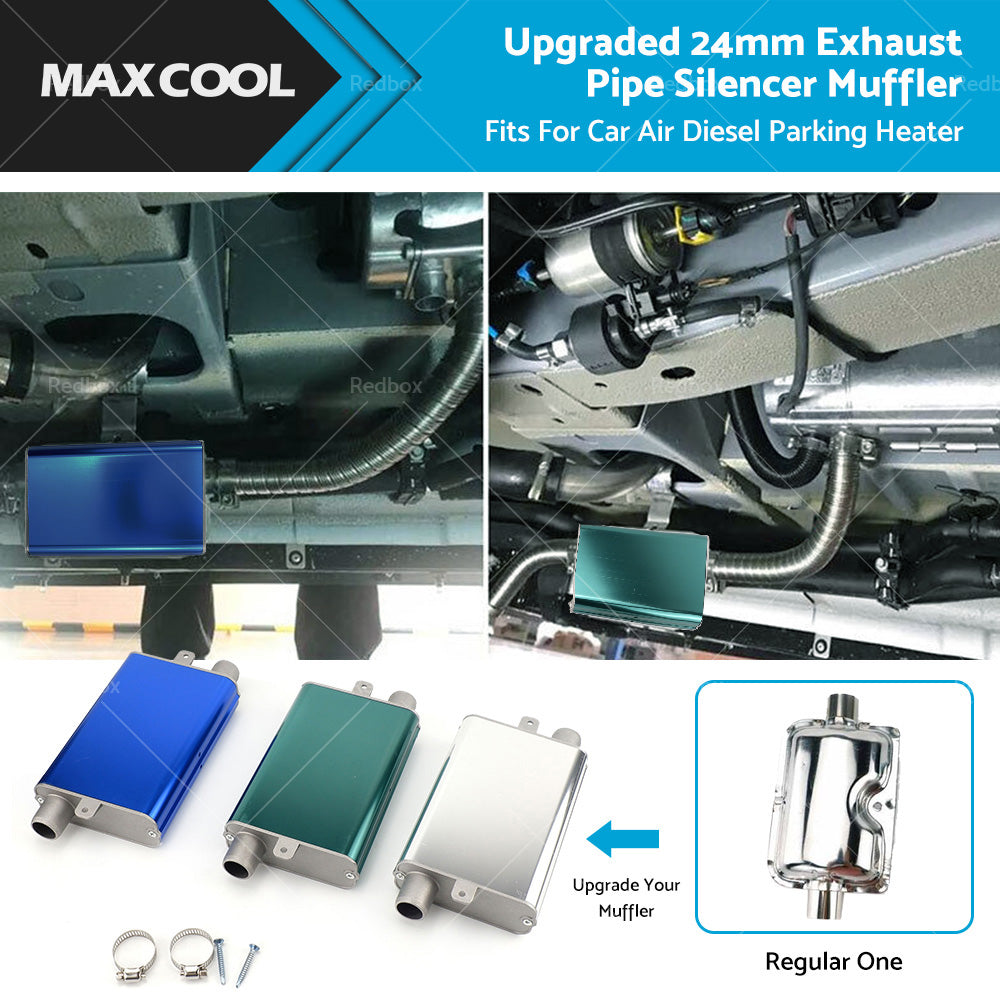 {{ Upgraded 24mm Exhaust Pipe Silencer Muffler For Car Air Diesel Parking Heater }} - Buy Car Parts Online at {{ Kaka Auto Parts }}.