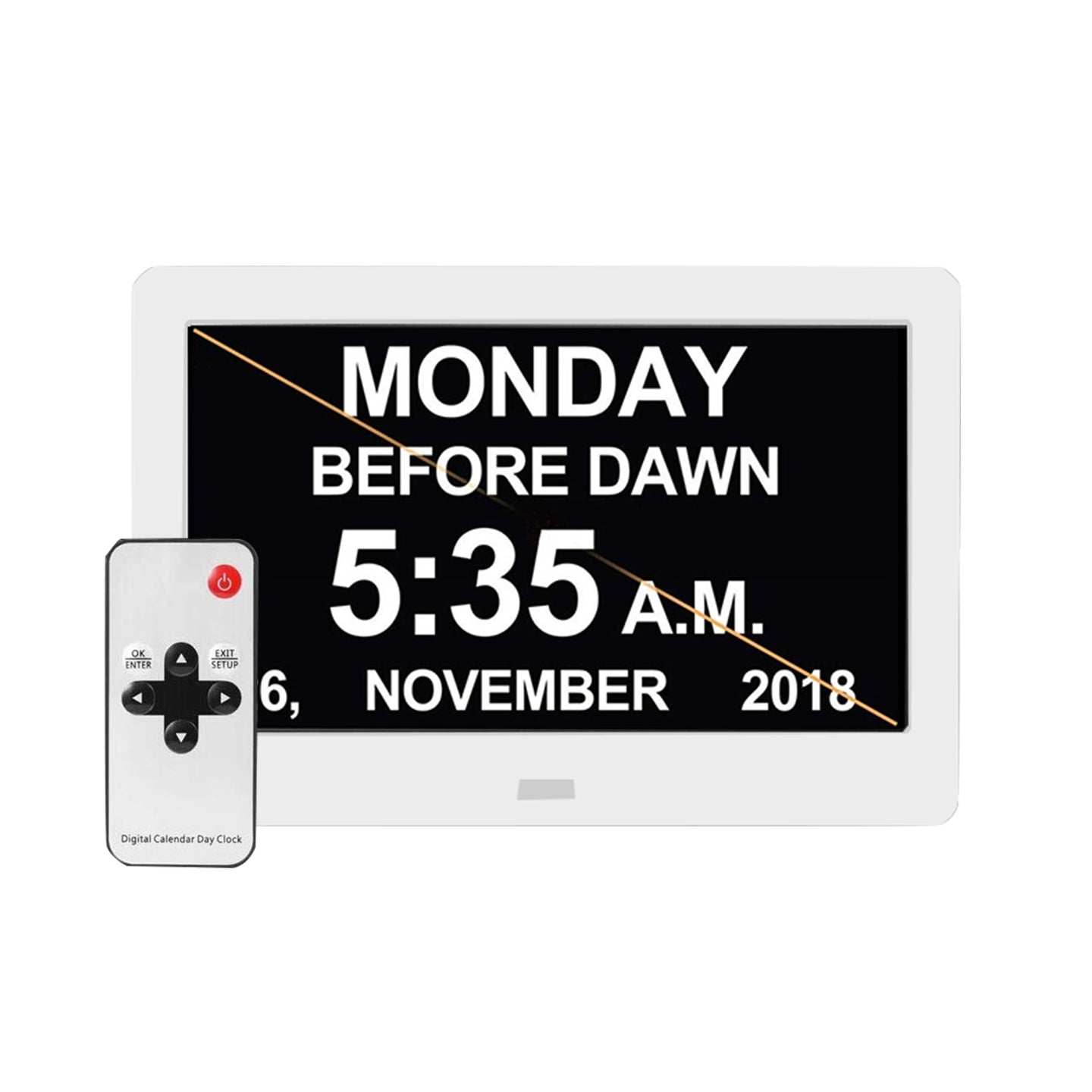 {{ LED Large Digital Day Clock 7  Calendar Dementia Date Week Month Year Time Wall }} - Buy Car Parts Online at {{ Kaka Auto Parts }}.