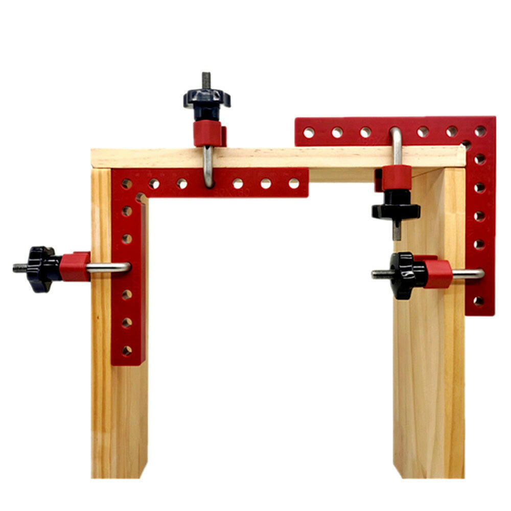 90 Degree Positioning Squares Right Angle Clamp Set Suitable For Woodworking Carpenter Clamping