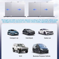 {{ Auto Retractable Sunshade Suitable For Car Windshield w/Automatic Function 2025 }} - Buy Car Parts Online at {{ Kaka Auto Parts }}.