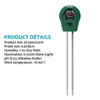 {{ PH Meter TDS PPM Meter Soild PH Tester 3 in 1 for Home Water and Garden Soil Use }} - Buy Car Parts Online at {{ Kaka Auto Parts }}.