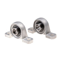 4x Ball Bearing Pillow Block Zinc Alloy Metal Suitable For 8/10/12/20mm Inner Diameter