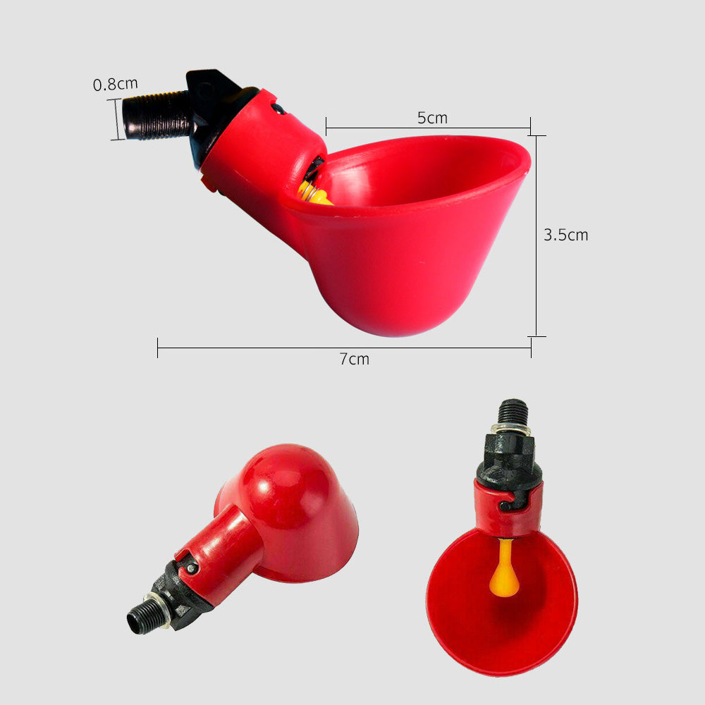 {{ 20x Poultry Chicken Automatic Drinker Cup Waterer Chook Bird Water Feeder Set }} - Buy Car Parts Online at {{ Kaka Auto Parts }}.
