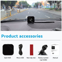 {{ HUD Head Up Display Car LED Digital GPS Speedometer Universal Overspeed Alarm }} - Buy Car Parts Online at {{ Kaka Auto Parts }}.