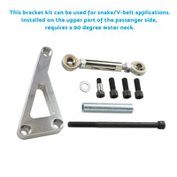 Small Block Alternator Bracket Long Water Pump Suitable For Chevy SBC 350