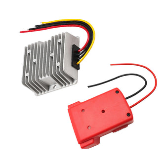compare product Step Down Voltage Converter Compatible with Milwaukee Battery Dock DIY Adapter