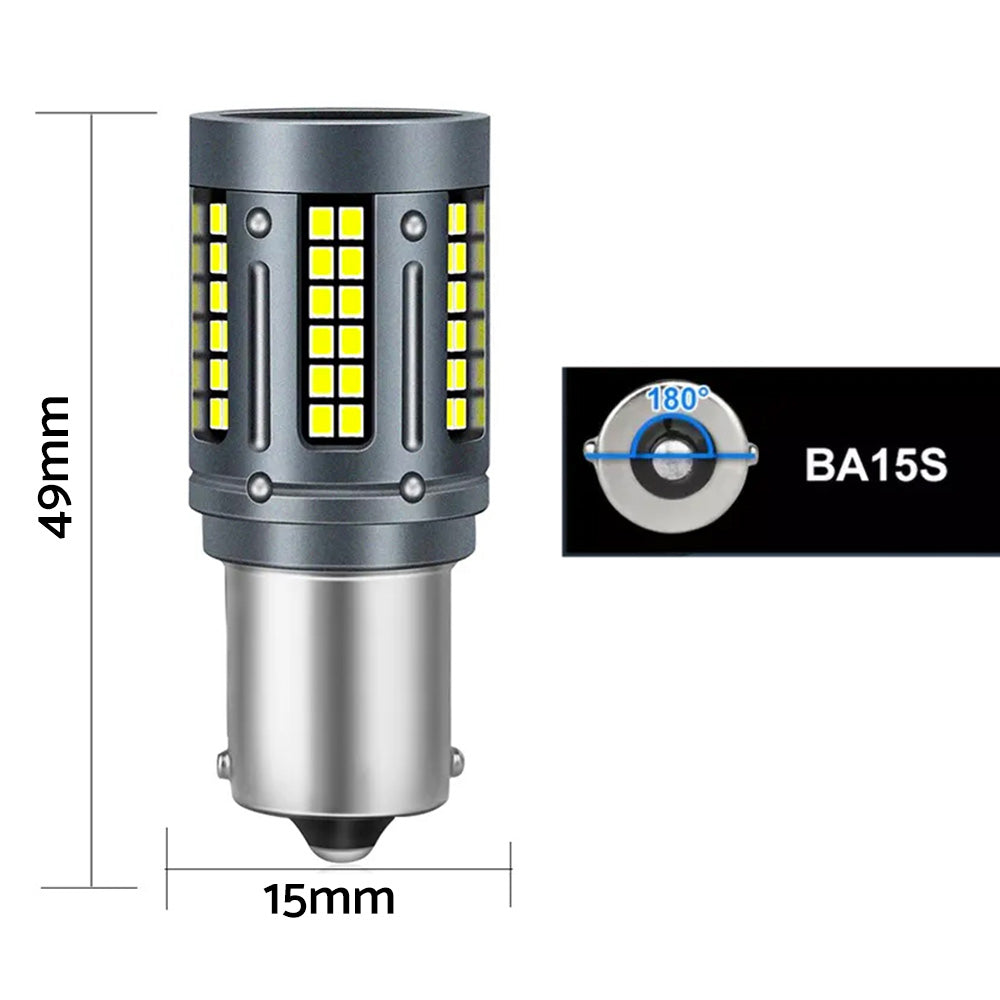 LED White Rear Reverse Bulbs BA15s Suitable For Holden Commodore VT VX VY VZ VE