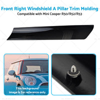 {{ Windshield A Pillar Trim Molding Front Right Suitable for BMW Mini R53 R50 R52 }} - Buy Car Parts Online at {{ Kaka Auto Parts }}.