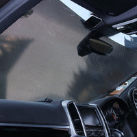 Retractable Front & Rear Windshield Sun Shade Window Visor Folding UV Block Suitable For Car
