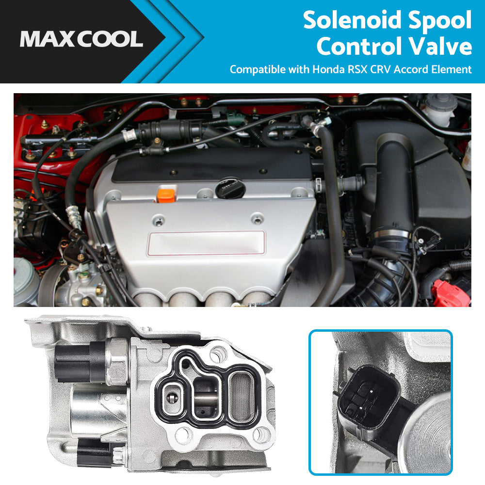 {{ Suitable For Honda RSX CRV Accord Element VTEC Solenoid Spool Control Valve }} - Buy Car Parts Online at {{ Kaka Auto Parts }}.
