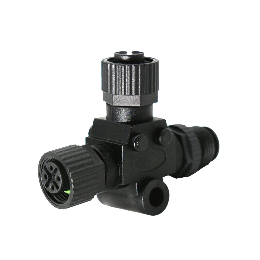 NMEA2000 5-Pin T Connector Suitable For Garmin / Lowrance / Simrad / B&G / Navico Networks Black
