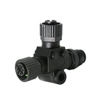 NMEA2000 5-Pin T Connector Suitable For Garmin / Lowrance / Simrad / B&G / Navico Networks Black