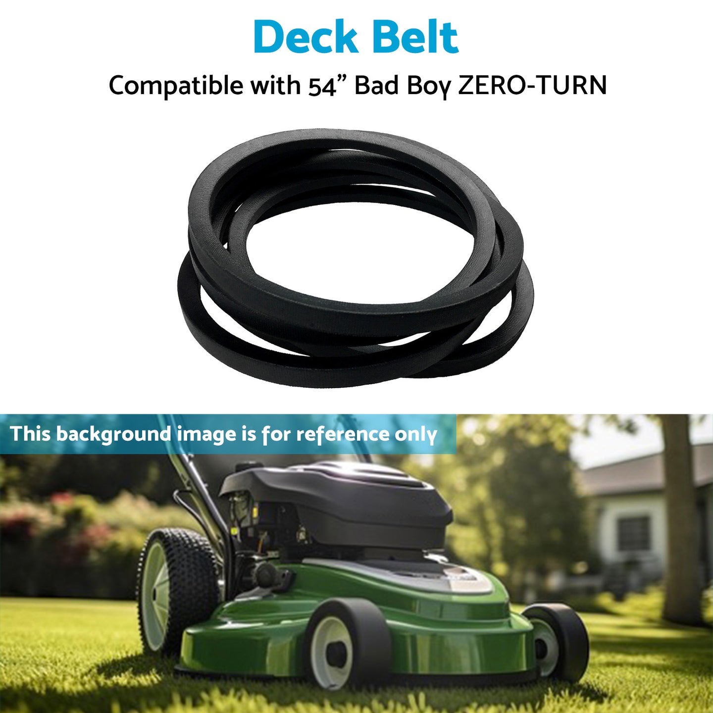 {{ Deck Belt Suitable for 54 inch  Bad Boy 041-1560-00 5 or 8 inch  X 156 inch  CZT 5400 041-1560-00 }} - Buy Car Parts Online at {{ Kaka Auto Parts }}.