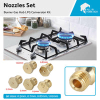 LPG Gas Jet Set Burner Gas Hob LPG Conversion Kit Jets Nozzles Propane Injectors