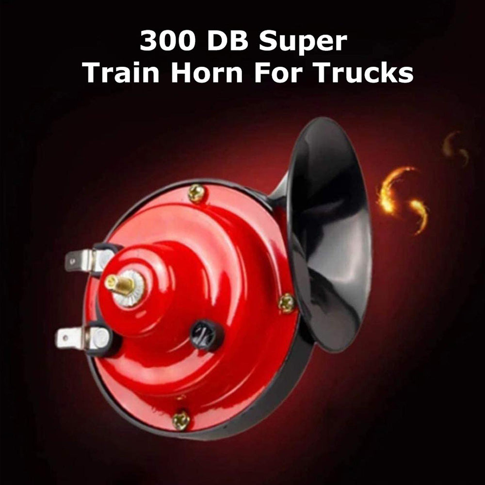 {{ 1 Pair 12V 300DB Super Train Horn For Trucks SUV Car Boat Motorcycles Speaker }} - Buy Car Parts Online at {{ Kaka Auto Parts }}.