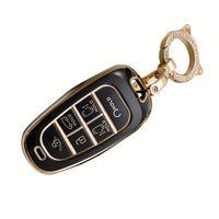 6-Button TPU Car Remote Key Fob Cover Suitable For Hyundai Sonata / Tucson / Santa Fe