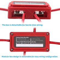 {{ M10 300A DC12V-48V Stud Bus Bar Power Distribution Box Terminal Block Heavy Duty }} - Buy Car Parts Online at {{ Kaka Auto Parts }}.