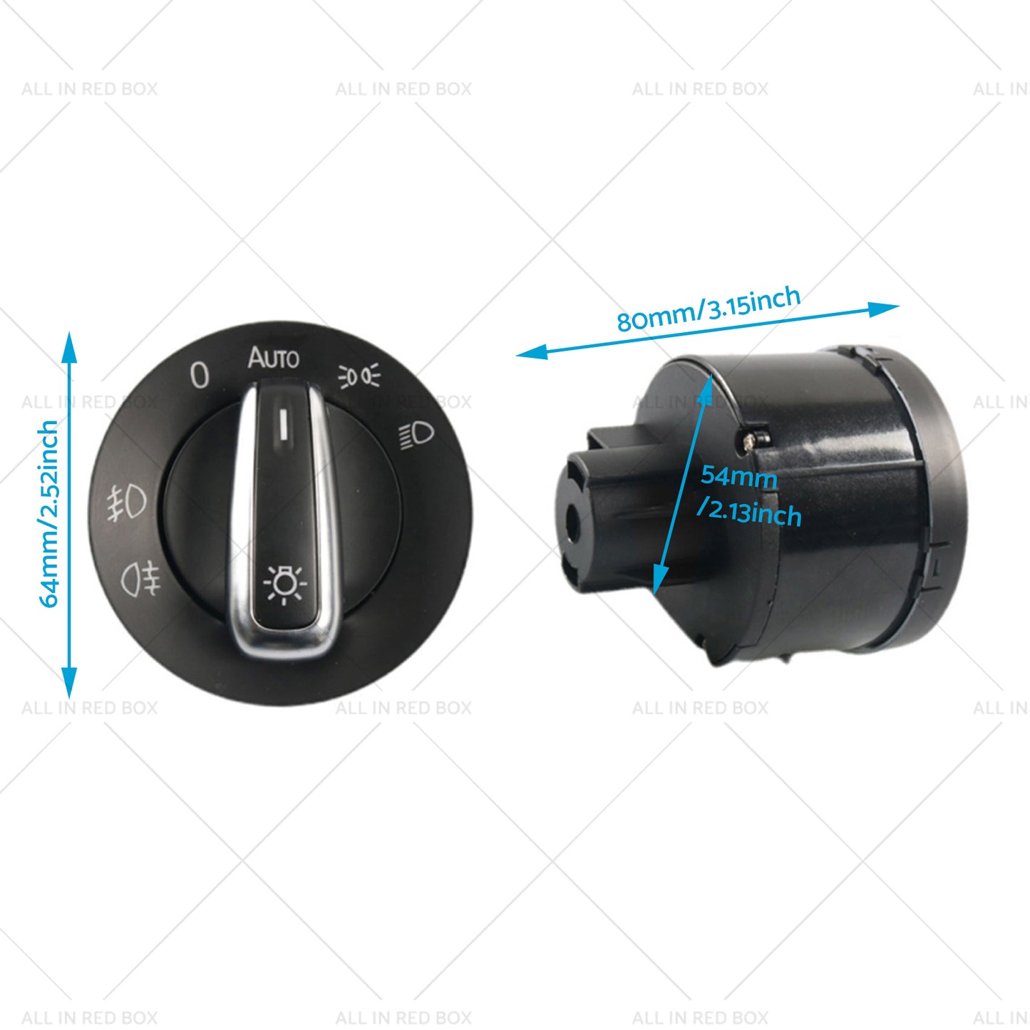 {{ Headlight Switch Suitable for VW CC Eos Golf Jetta Passat Tiguan 5ND941431B }} - Buy Car Parts Online at {{ Kaka Auto Parts }}.