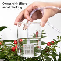 Smart Drip Self-Watering Irrigation Timer Kit 10M Solar-Powered Automatic Plant Watering System