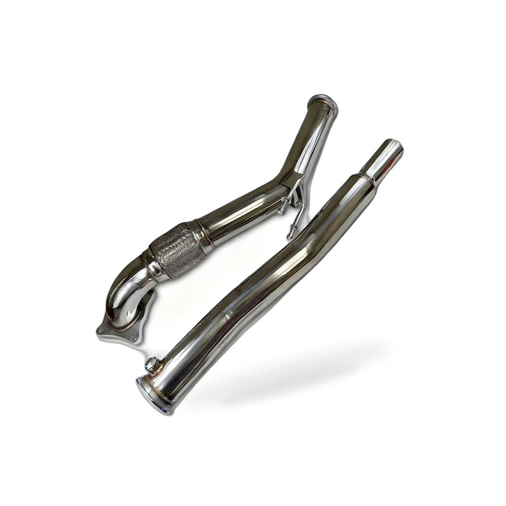 3" Exhaust Inlet Pipe Suitable for VW Golf GTI Jetta Passat Audi MK5 MK6 - BD2