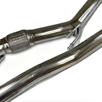 3" Exhaust Inlet Pipe Suitable for VW Golf GTI Jetta Passat Audi MK5 MK6 - XQ1