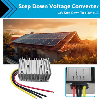 compare product Power Converter Regulator DC 24V Step Down to DC 13. 8V 40A 552W Waterproof