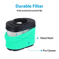 Air Filter and Pre-Filter Suitable For Briggs & Stratton V-Twin Engine 792105 Ride-On Mower