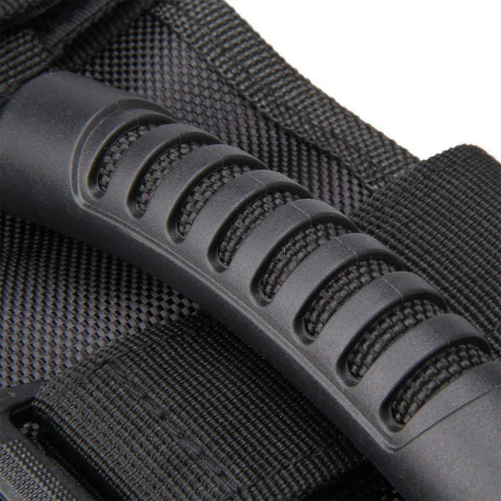 2x Off-Road Roll Grab Bar Handles Suitable For Jeep Wrangler JT / JL / JK / TJ Black