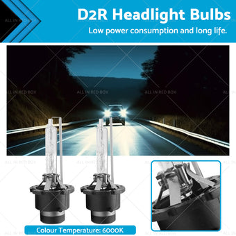 compare product D2R 6000K HID Xenon Headlight Bulbs 35W Suitable For Toyota Honda Mazda Nissan