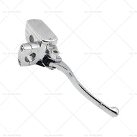 {{ 1inch Chrome Motorcycle Handlebar Hydraulic Brake Master Cylinder  and  Clutch Lever }} - Buy Car Parts Online at {{ Kaka Auto Parts }}.